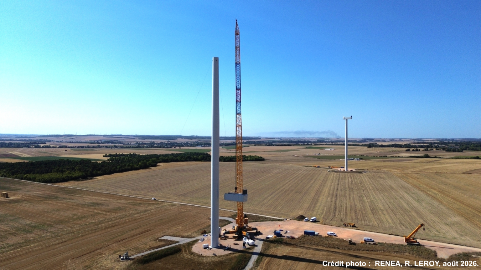 Levage des éoliennes - Juillet - août 2026