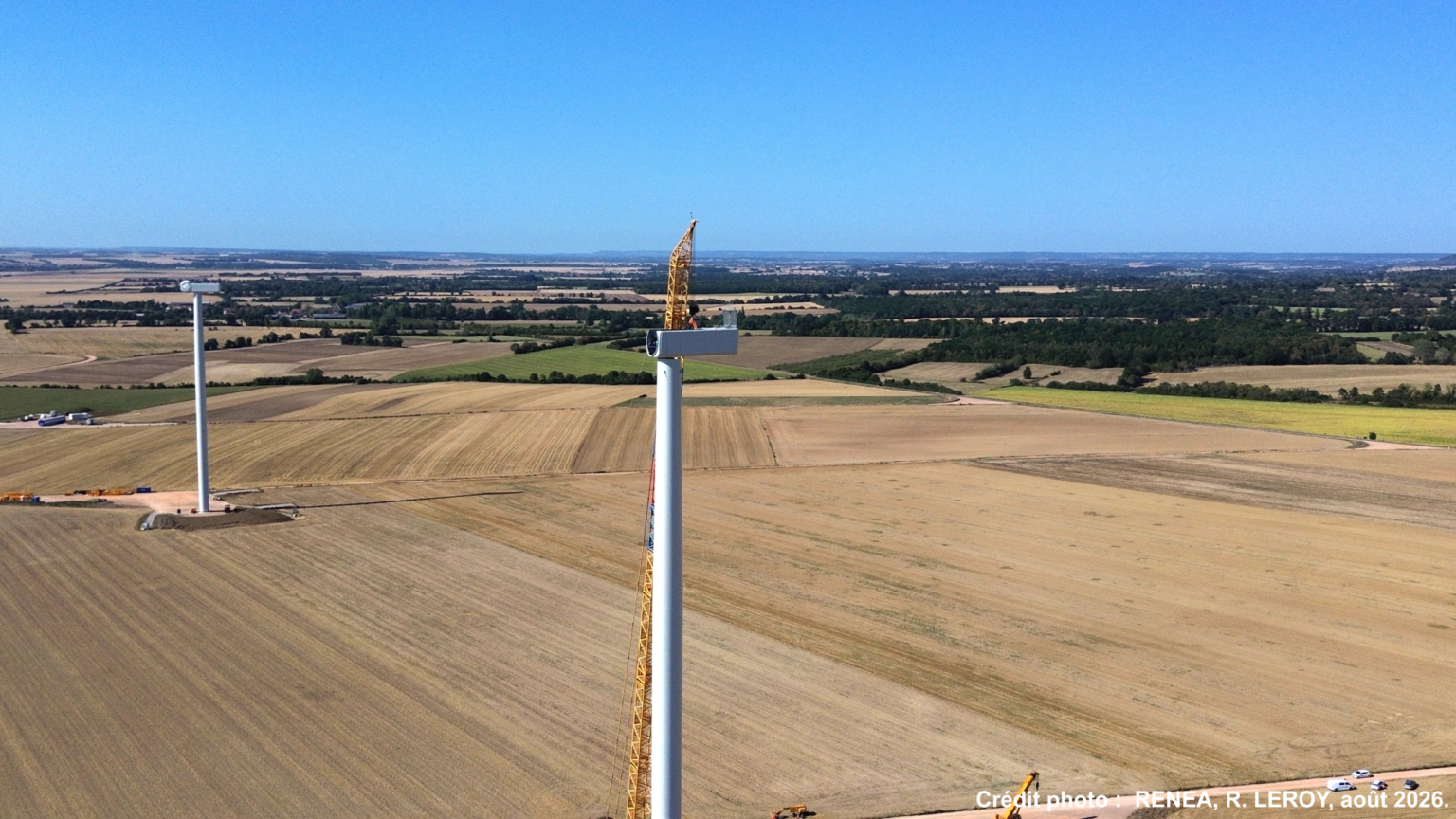 Levage des éoliennes - Juillet - août 2026