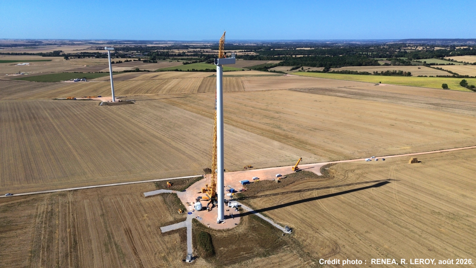 Levage des éoliennes - Juillet - août 2026