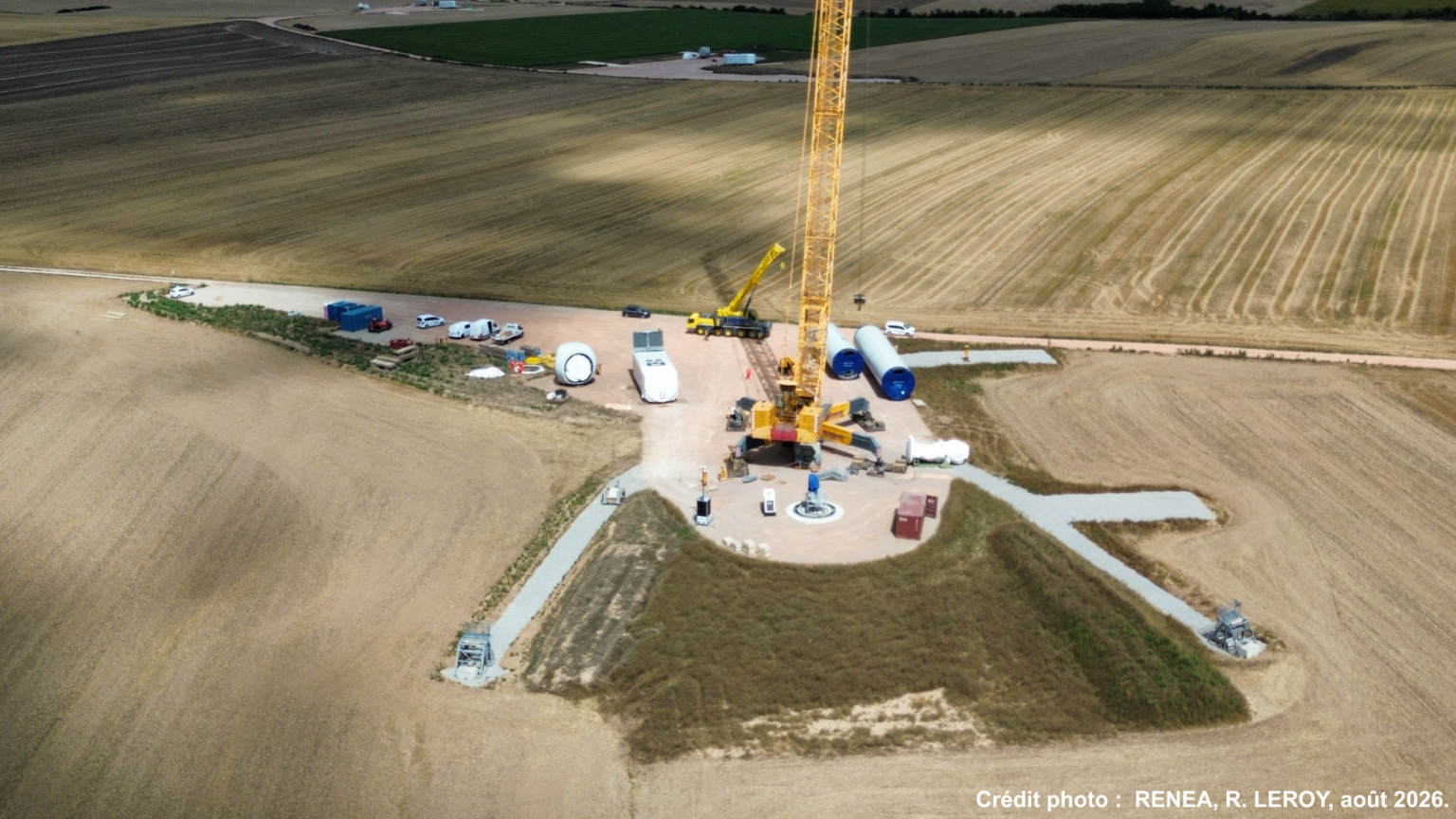 Levage des éoliennes - Juillet - août 2026